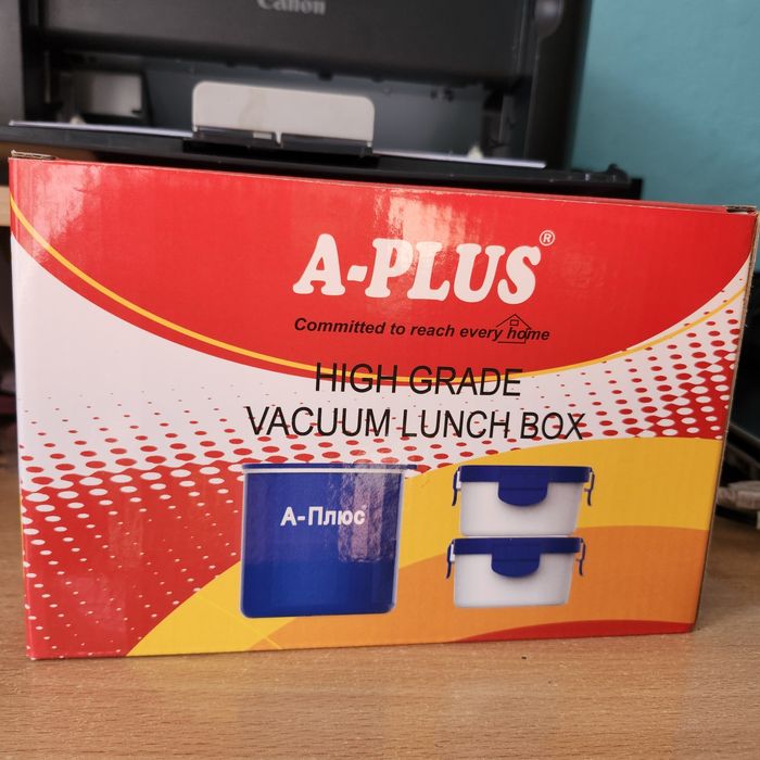 Харчовий термос, ланч-бокс А-Плюс з сумкою палички 500мл