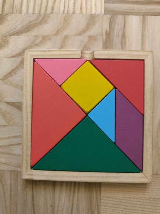 Układanka drewniana logiczna