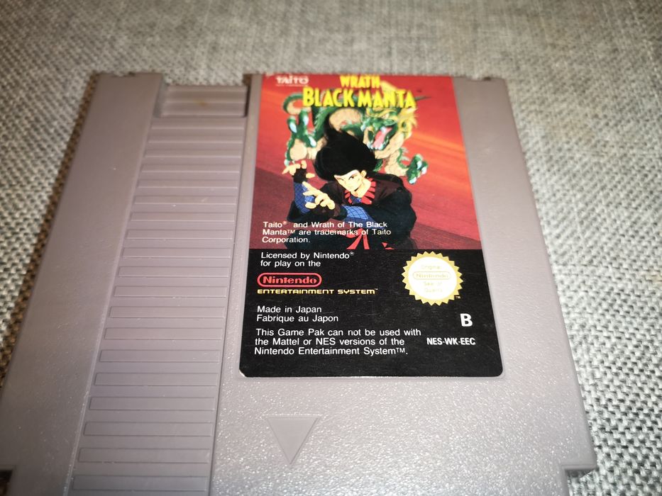 Wrath of Black Manta NES Nintendo gra PAL (oryginał testowany) sklep