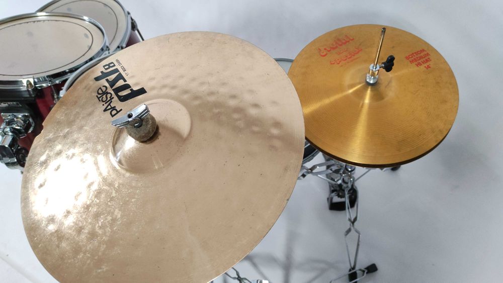 Perkusja Pearl Export - zestaw 12,13,16,22" -Komplet talerzy+hardware