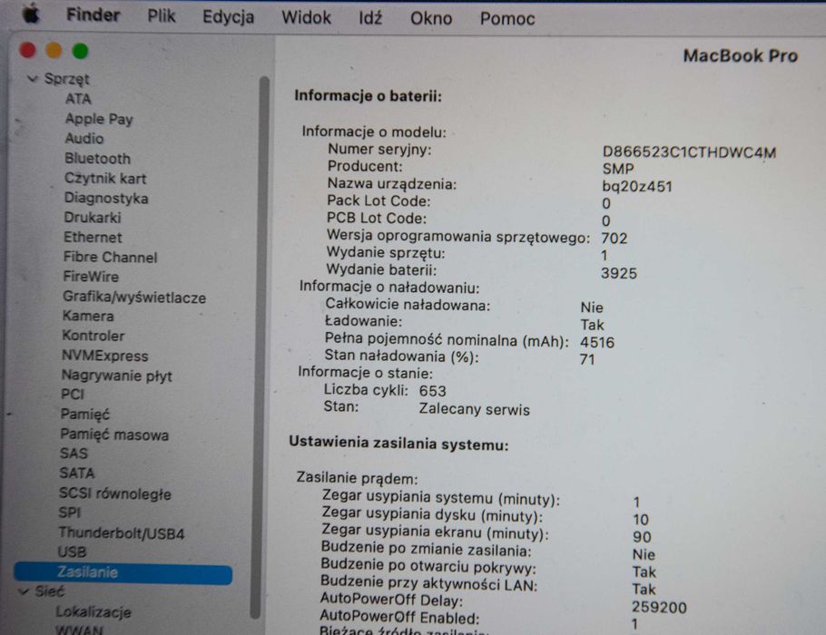 MacBook Pro 15" A1707 i7 16/256, touchbar