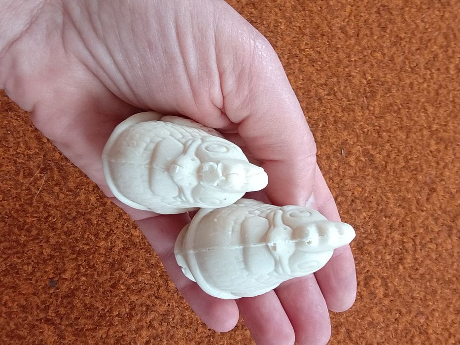 Kurki z białej czekolady