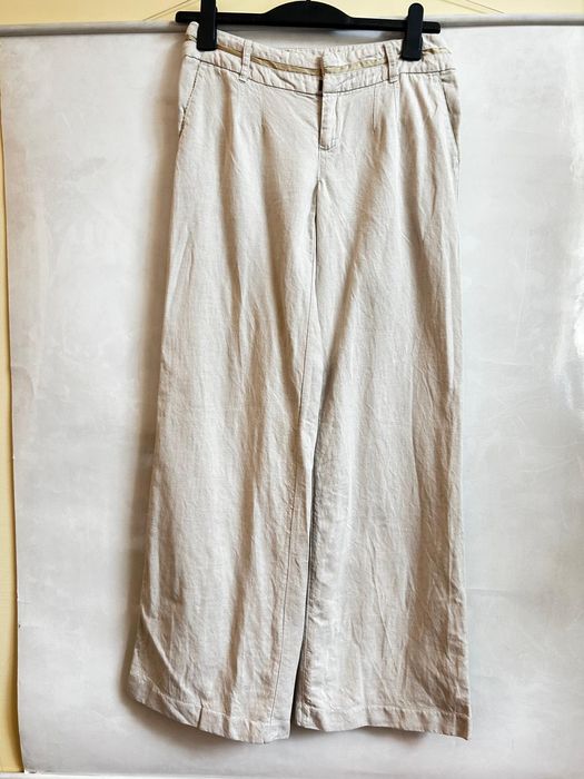 Damski garnitur lniany, marynarka+spodnie