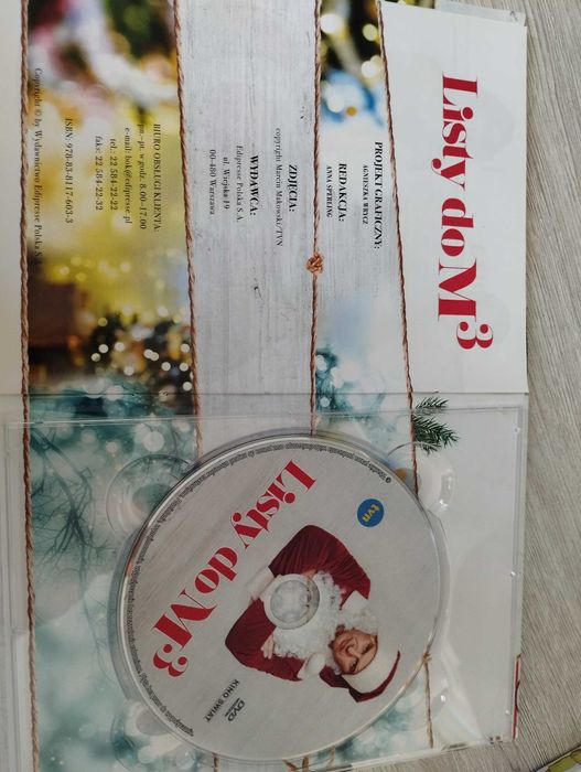 Płyta z filmem DVD listy do M 3