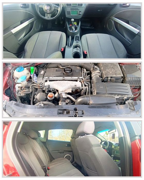 Seat Leon z Ładnym Kolorem 8x Airbag AluFelgi 17 Klimatronik