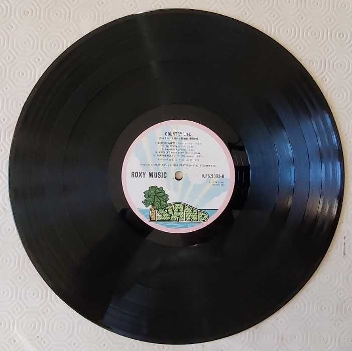 Disco Vinil Roxy Music - Country Life + Disco Vinil Avalon sem Capa