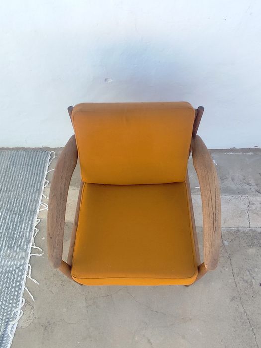 Mid century vintage grete jalk poltrona f118