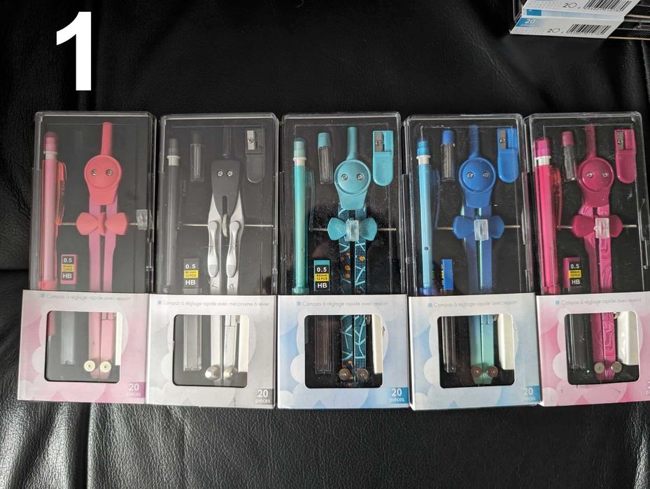 Cyrkle w różnych kolorach