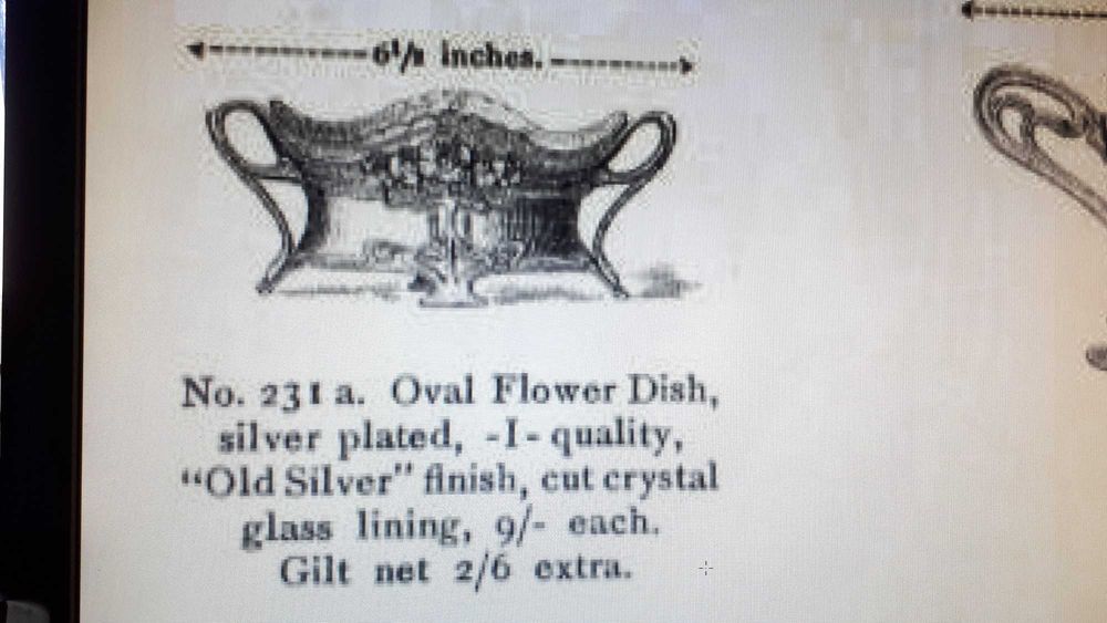 Ваза Цветочница Wurttembergische Metallwarenfabrik Германия 1885-95 R!