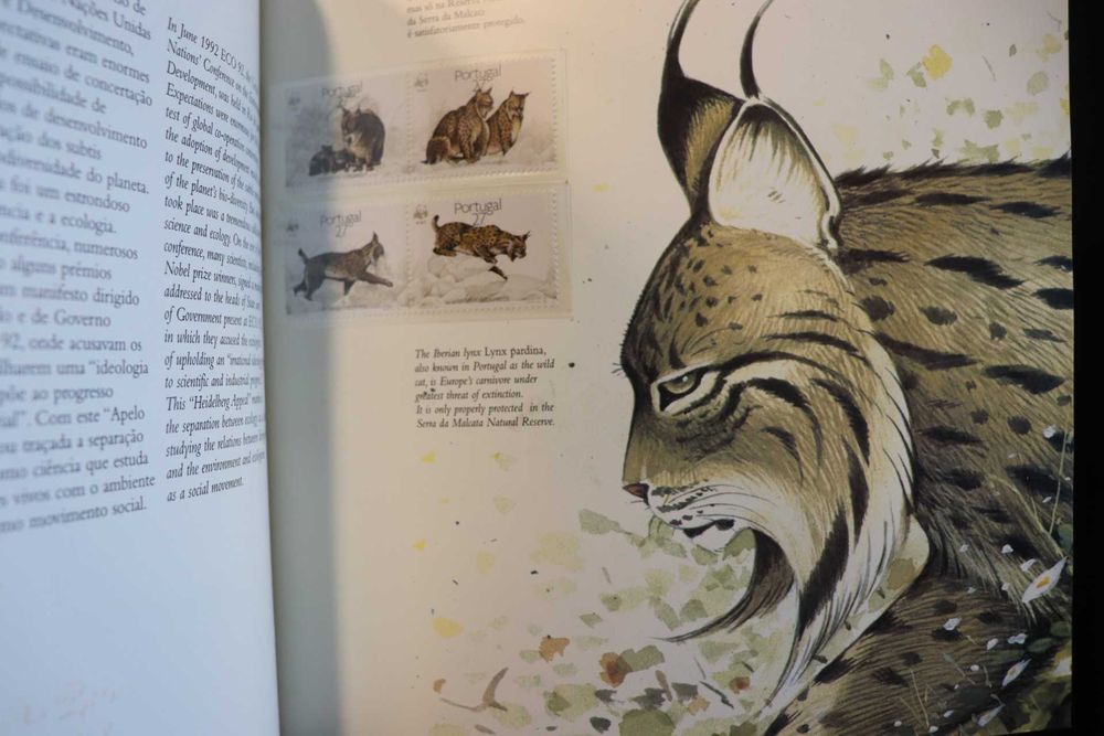Livro dos CTT completo : "Conservação da Natureza" 39 selos