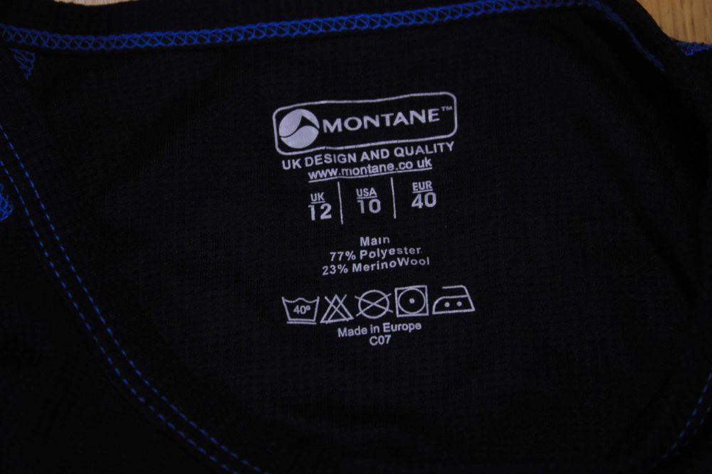 Montane шерсть мериноса термокофта термобелье женская как НОВАЯ АНГЛИЯ