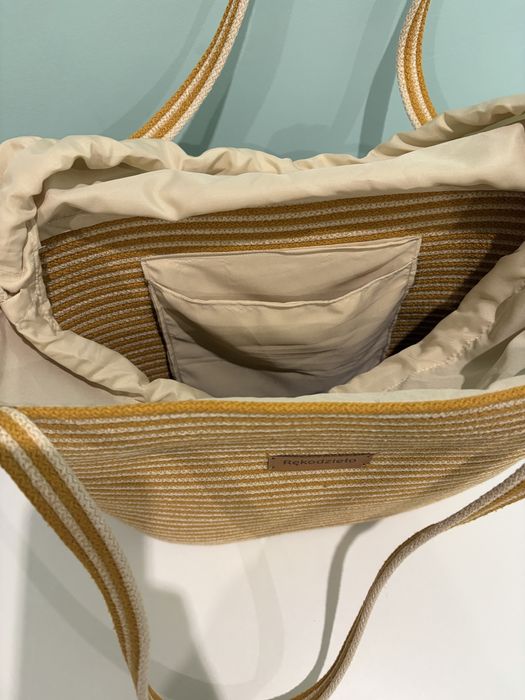 Torebka ze sznurka szyta na maszynie