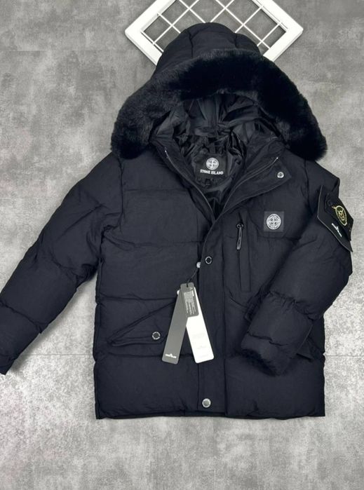 11 - 12 років дитяча зимова курточка на хлопчика  STONE  ISLAND
