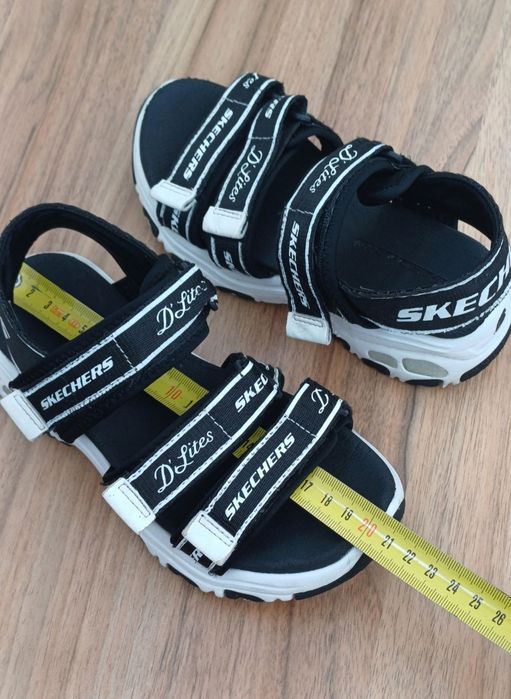 Skechers DLites босоножки дитячі спортивні сандалі Скечерс босоніжки на дівчинку 29-30р