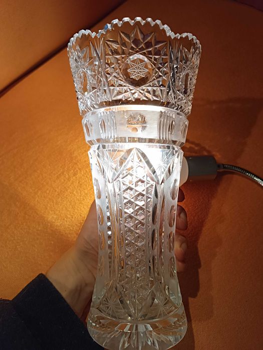 Ciężki kryształowy wazon