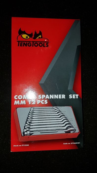 Tengtools Jogo 12 Chaves Bocas e Luneta da 8 - 19