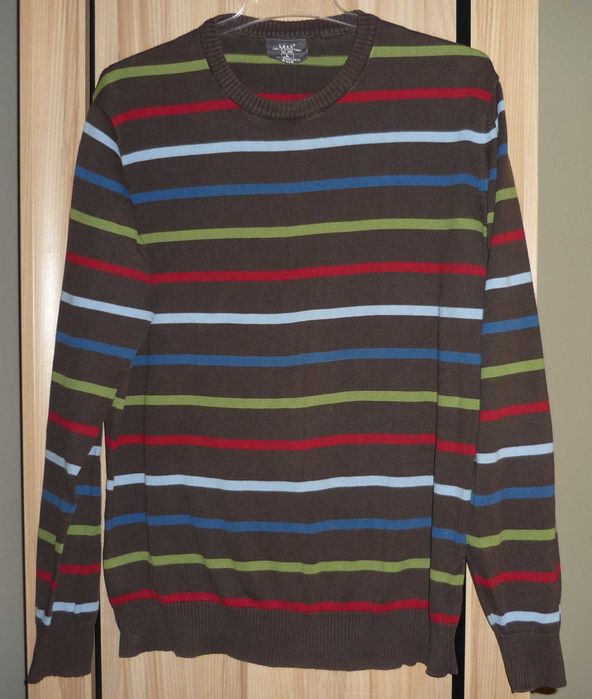 Sweter męski H&M w paski roz. L