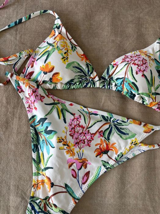 Bikini w kwiaty S