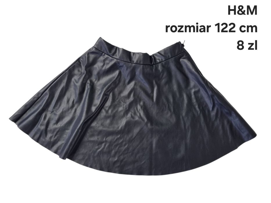 Ala skorzana spodniczka H&M rozmiar 122 cm