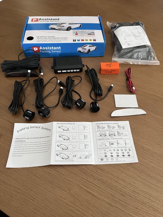 kit de 8 sensores de estacionamento