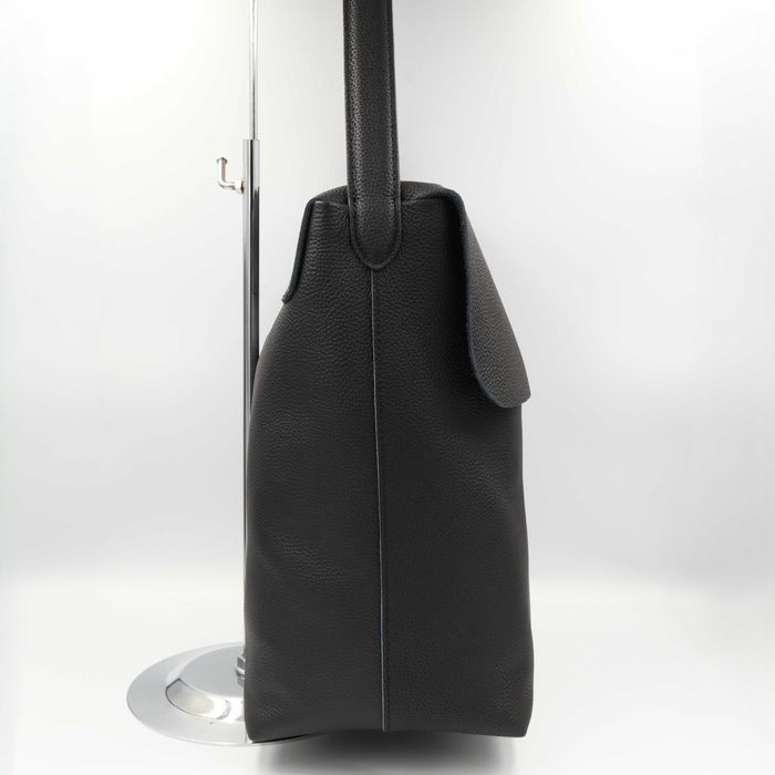 Сумка жіноча шкіряна leather 5038 Black Сумка женская кожаная большая