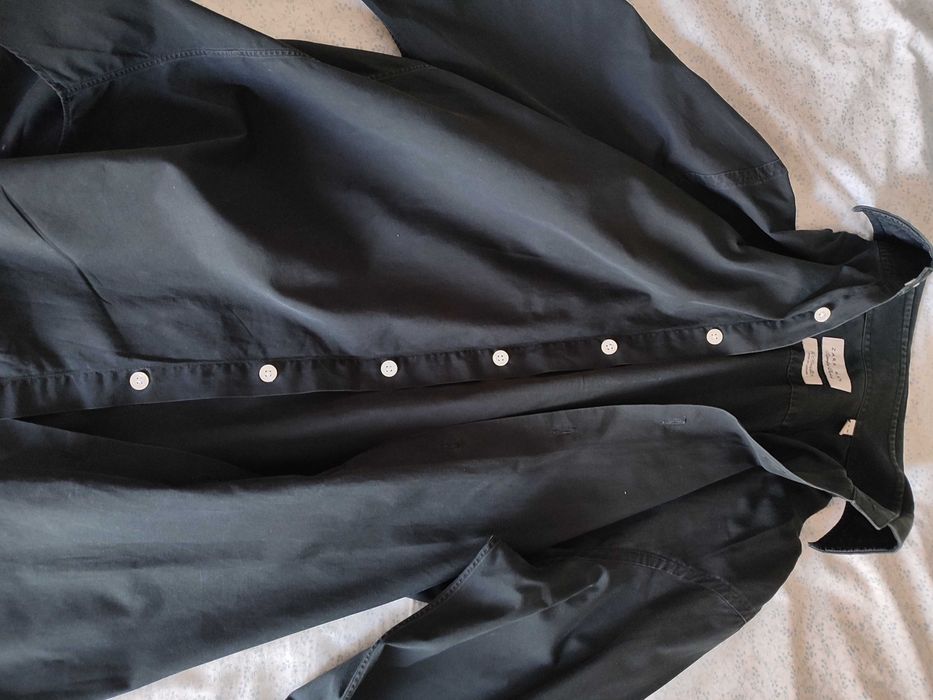 Camisa Zara preta homem