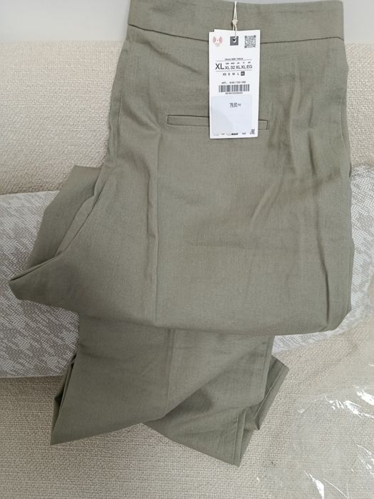 Брюки лляні Zara нові в упаковці з бірками