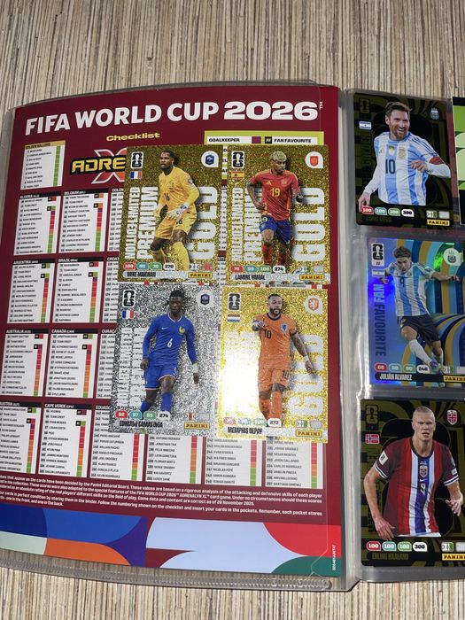Картки Panini  World Cup 2026 Adrenalyn XL