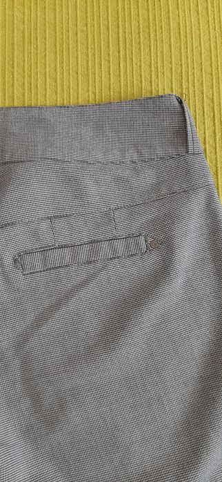 Calças Clássicas Cinza Bershka