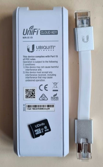 Апаратний контролер Ubiquiti UniFi Cloud Key (UC-CK) + 8GB SD