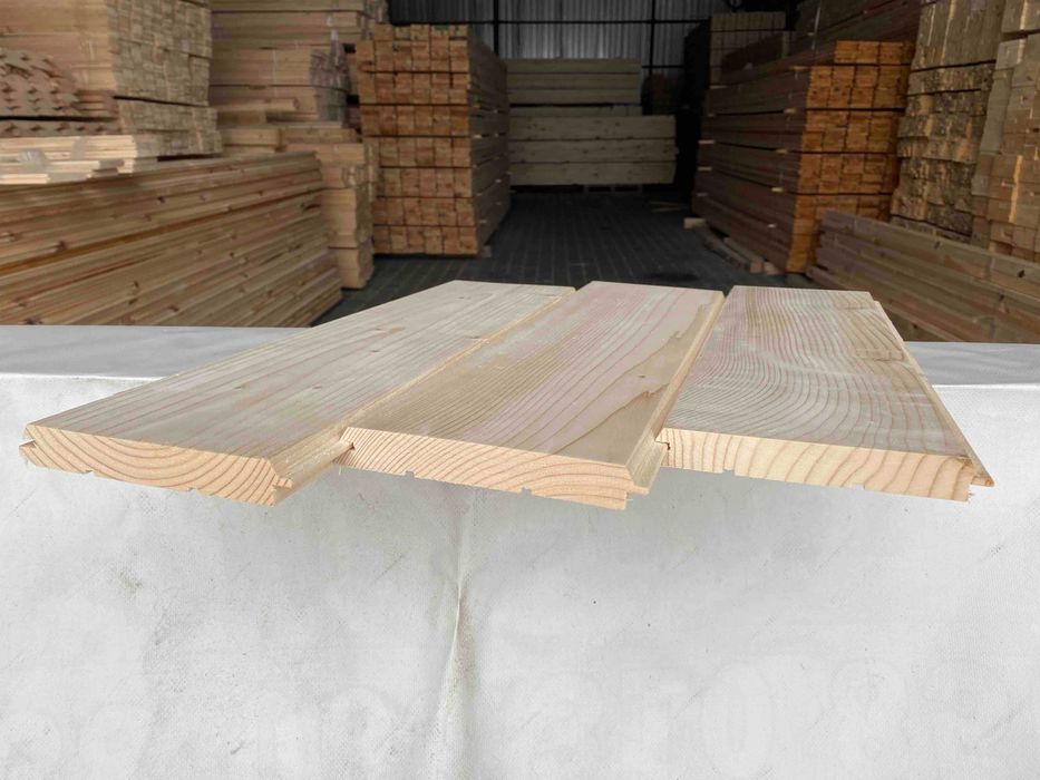 Фальшбрус (Імітація брусу) смерека карпатська та сосна, вагонка широка