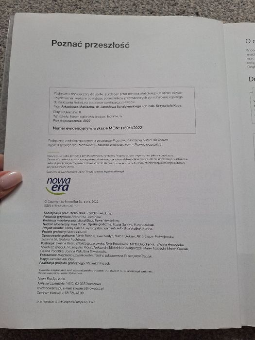 Poznać przeszłość 1 zakres podstawowy