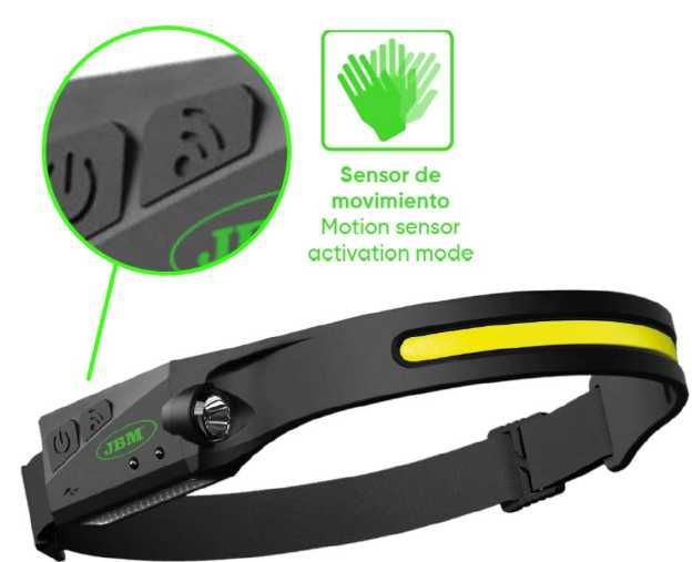 LANTERNA FRONTAL LED AJUSTÁVEL - 350LM  REF: 54004