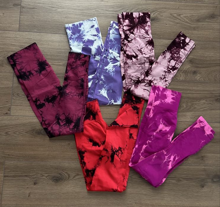 Лосіни тай дай/ фітнес лосіни/ мармурові лосіни/ лосіни для фітнесу