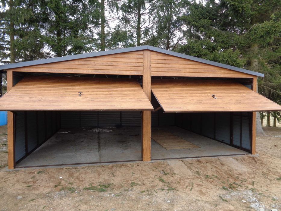 Garaże Garaż 3x5 CAŁY OCYNK MOCNY Blaszak Cały Kraj Szybki Termin Raty