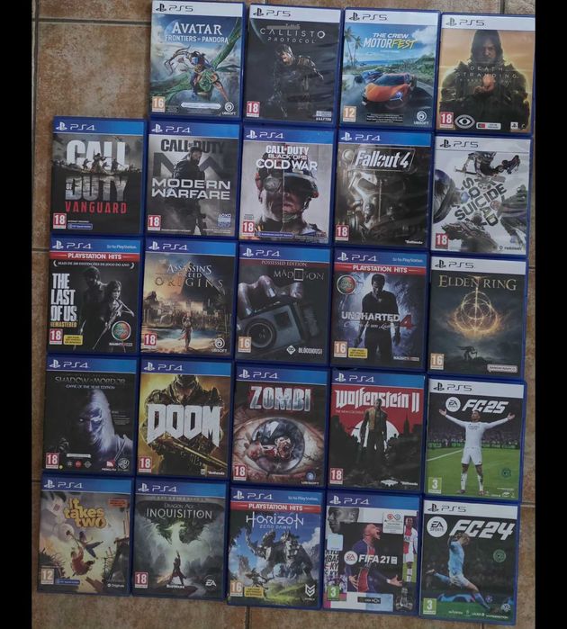 Jogos ps4 e ps5 top pack completo