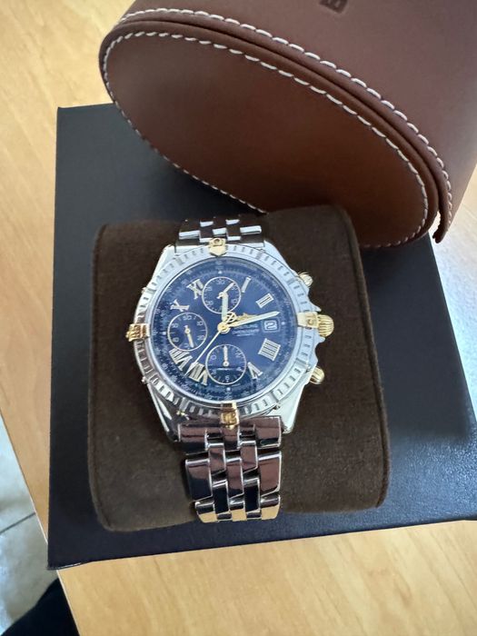 Breiteling em aço e ouro