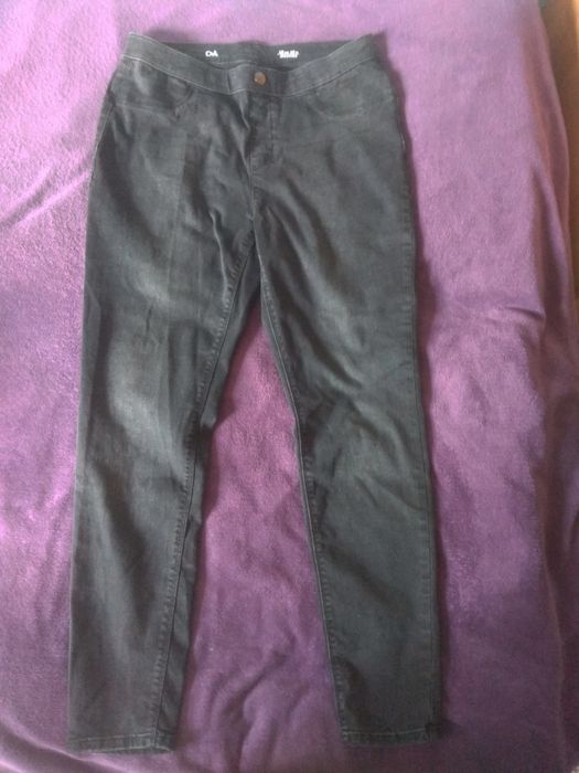 Nowe spodnie rurki jeggins C&A szare