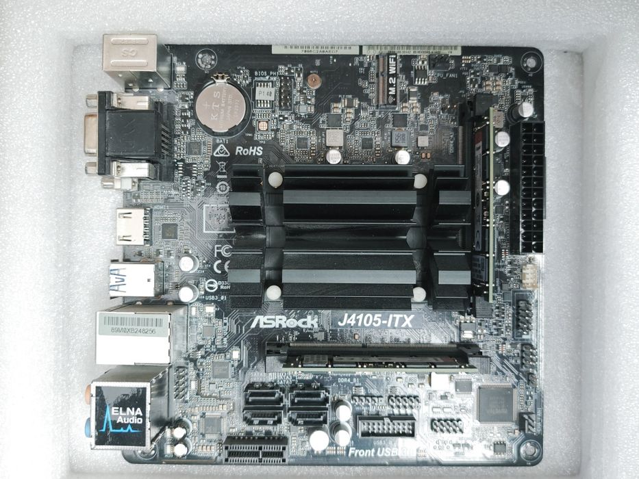 Płyta główna ASRock for NAS , J4105, 4x SATA