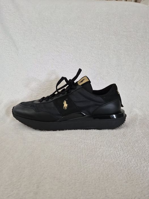 Czarne niskie męskie sneakersy Polo Ralph Lauren 46