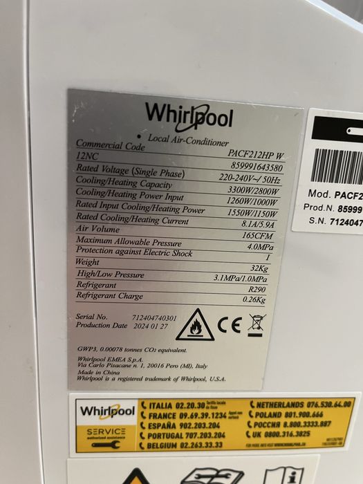 Klimatyzator Whirpool