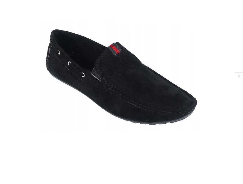 mokasyny czarne 40 - 45  HITY