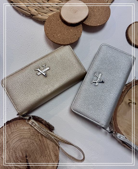 Portfel Victoria Złoty