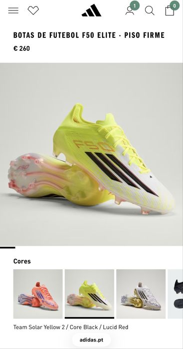 Chuteira Adidas F50 Nova