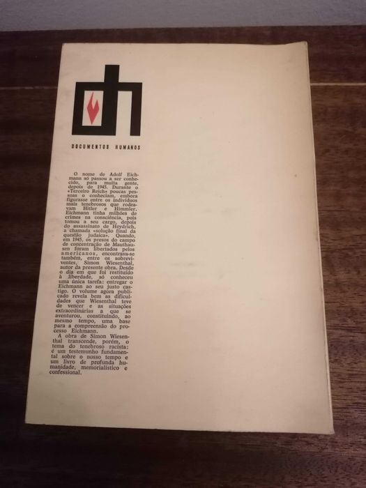 Livro “Eu persegui Eichmann” de Simon Wiesenthal