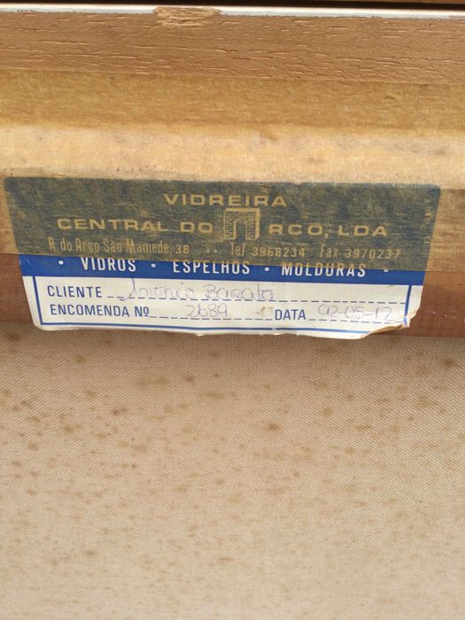 Pintura a óleo Original António Barata Assinado Castelo São Jorge LX