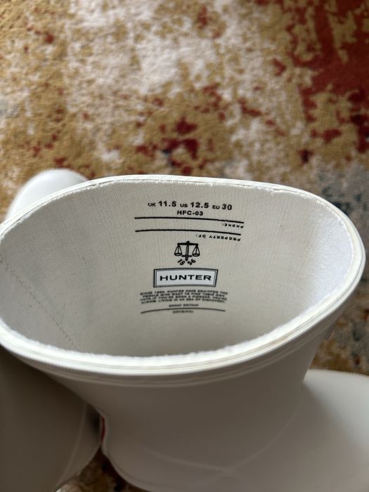Kalosze Hunter rozmiar 30 nieużywane