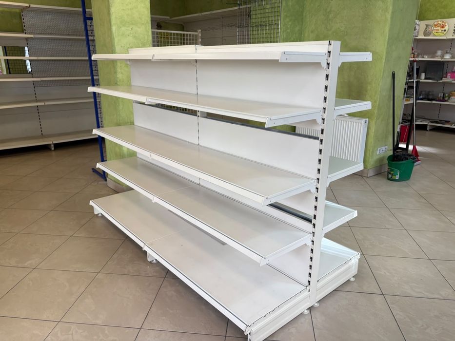 Regał dwustronny na towar 1x1,40m