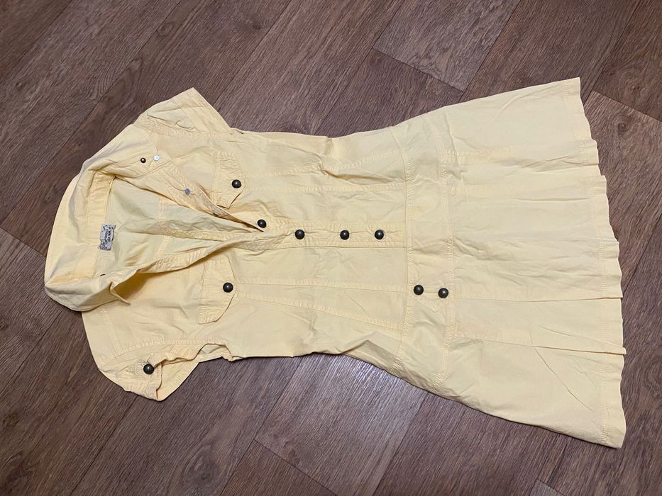 Летние жёлтое платья.