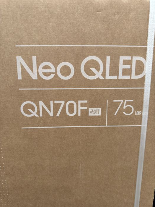 Телевізор Samsung 75qn70f Neo Qled 144 Герц Новий Гарантія 1 Рік